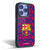 FC Barcelona Graphics Pattern Gel Armour Case For Apple iPhone 16 Pro