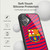 FC Barcelona Graphics Texture Gel Armour Case For Apple iPhone 17