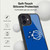 NBA Orlando Magic Logo Blue Gel Armour Case For Apple iPhone 12 / iPhone 12 Pro
