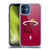 NBA Miami Heat Logo Red Soft Gel Case for Apple iPhone 12 Mini & MagSafe