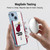 NBA Miami Heat Logo White Design Soft Gel Case for Apple iPhone 13 Mini & MagSafe