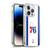 NBA Philadelphia 76ers Logo White Design Soft Gel Case for Apple iPhone 14 Pro & MagSafe