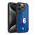 NBA Philadelphia 76ers Logo Blue Gel Armour Case For Apple iPhone 15 Pro