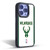NBA Milwaukee Bucks Logo White Design Gel Armour Case For Apple iPhone 16 Pro