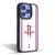 NBA Houston Rockets Logo White Design Gel Armour Case For Apple iPhone 13 Pro
