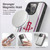 NBA Houston Rockets Logo White Design Gel Armour Case For Apple iPhone 14 Pro Max