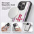 NBA Houston Rockets Logo White Design Gel Armour Case For Apple iPhone 14 Pro