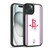 NBA Houston Rockets Logo White Design Gel Armour Case For Apple iPhone 15