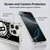 NBA Brooklyn Nets Logo Oversized Soft Gel Case for Apple iPhone 16 Pro & MagSafe