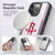 NBA Houston Rockets Logo White Design Gel Armour Case For Apple iPhone 16 Pro Max