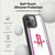 NBA Houston Rockets Logo White Design Gel Armour Case For Apple iPhone 16 Pro