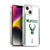 NBA Milwaukee Bucks Logo White Design Soft Gel Case for Apple iPhone 14 Plus & MagSafe