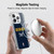 NBA Denver Nuggets Logo Midnight Blue Design Soft Gel Case for Apple iPhone 13 Pro & MagSafe