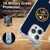 NBA Denver Nuggets Logo Midnight Blue Soft Gel Case for Apple iPhone 14 Pro & MagSafe