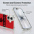 NBA Toronto Raptors Logo Red Design Soft Gel Case for Apple iPhone 17