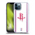 NBA Houston Rockets Logo White Design Soft Gel Case for Apple iPhone 12 Pro Max & MagSafe