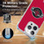NBA Houston Rockets Logo Red Soft Gel Case for Apple iPhone 14 Pro & MagSafe