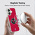 NBA Houston Rockets Logo Red Soft Gel Case for Apple iPhone 16 Plus & MagSafe