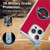 NBA Houston Rockets Logo Red Soft Gel Case for Apple iPhone 16 Pro & MagSafe