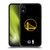 NBA Golden State Warriors Logo Black Design Soft Gel Case for Apple iPhone XR