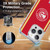 NBA Atlanta Hawks Logo Red Design Soft Gel Case for Apple iPhone 13 Pro & MagSafe