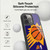NBA Phoenix Suns Logo Oversized Gel Armour Case For Apple iPhone 16 Pro