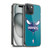 NBA Charlotte Hornets Logo Teal Soft Gel Case for Apple iPhone 15 & MagSafe
