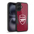 Arsenal FC Training Patterns Burgundy Gel Armour Case For Apple iPhone 16