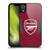Arsenal FC Training Patterns Burgundy Gel Armour Case For Apple iPhone XR