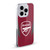 Arsenal FC Training Patterns Burgundy Soft Gel Case for Apple iPhone 15 Plus & MagSafe
