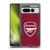 Arsenal FC Training Patterns Burgundy Soft Gel Case for Google Pixel 7 Pro