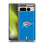 NBA Oklahoma City Thunder Logo Blue Design Soft Gel Case for Google Pixel 7 Pro