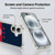 NBA Washington Wizards Logo Navy Blue Design Soft Gel Case for Apple iPhone 16 Plus & MagSafe