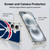 NBA Washington Wizards Logo Oversized Soft Gel Case for Apple iPhone 16 Plus & MagSafe