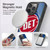 NBA Detroit Pistons Logo Oversized Gel Armour Case For Apple iPhone 16 Pro