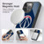NBA Washington Wizards Logo Navy Blue Gel Armour Case For Apple iPhone 13 Pro Max
