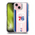 NBA Philadelphia 76ers Logo White Design Text SHOCKPROOF BUMPER CASE COMPATIBLE WITH Apple iPhone 15 & MAGSAFE