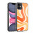 Kierkegaard Design Studio Retro Abstract Patterns Modern Orange Tangerine Swirl Soft Gel Case for Apple iPhone 11