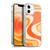 Kierkegaard Design Studio Retro Abstract Patterns Tangerine Wave Machine Soft Gel Case for Apple iPhone 12 / iPhone 12 Pro & MagSafe
