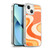 Kierkegaard Design Studio Retro Abstract Patterns Tangerine Wave Machine Soft Gel Case for Apple iPhone 13