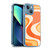 Kierkegaard Design Studio Retro Abstract Patterns Tangerine Wave Machine Soft Gel Case for Apple iPhone 13 Mini & MagSafe
