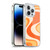 Kierkegaard Design Studio Retro Abstract Patterns Tangerine Wave Machine Soft Gel Case for Apple iPhone 13 Pro & MagSafe