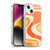 Kierkegaard Design Studio Retro Abstract Patterns Tangerine Wave Machine Soft Gel Case for Apple iPhone 14 Plus & MagSafe