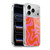 Kierkegaard Design Studio Retro Abstract Patterns Hot Pink Orange Swirl Soft Gel Case for Apple iPhone 17 Pro