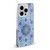 Micklyn Le Feuvre Mandala Navy Blue Mint and Purple Soft Gel Case for Apple iPhone 14