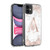 Nature Magick Rose Gold Marble Monogram Letter A Soft Gel Case for Apple iPhone 11