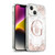 Nature Magick Rose Gold Marble Monogram Letter G Soft Gel Case for Apple iPhone 14