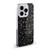 PLdesign Glitter Sparkles Black And White Soft Gel Case for Apple iPhone 14 Pro & MagSafe
