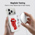 The Rolling Stones Graphics Distorted Tongue Soft Gel Case for Apple iPhone 17 Pro Max