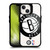 NBA Brooklyn Nets Logo Oversized Text BLACK SHOCKPROOF BUMPER CASE COMPATIBLE WITH Apple iPhone 14 & MAGSAFE